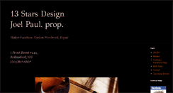 Desktop Screenshot of 13starsdesign.com