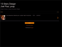 Tablet Screenshot of 13starsdesign.com